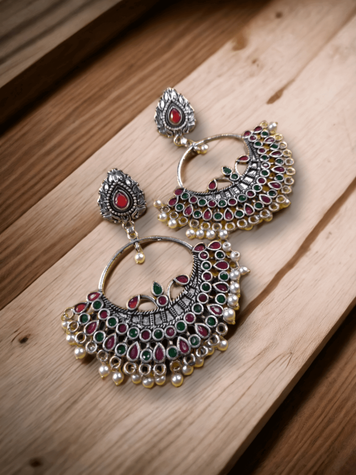 Flipkart.com - Buy Sandhya JHUMKA BALI SET Beads Alloy Earring Set Online  at Best Prices in India