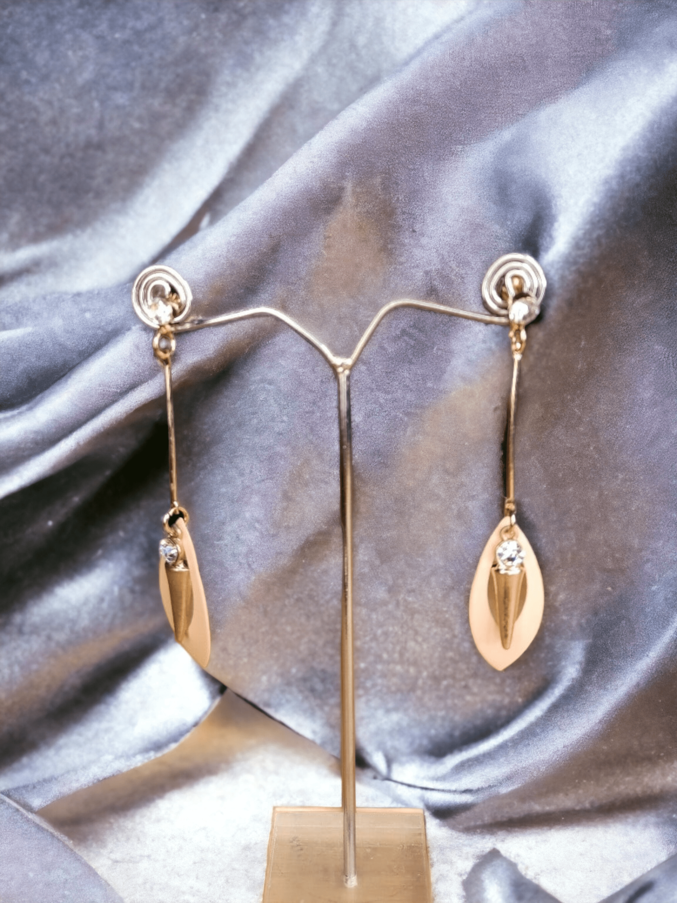 New Women Earring Pearl Gold Triangle Statement Dangle Drop Earrings  Accessories | eBay