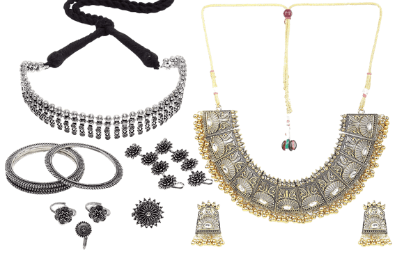 Banner for Yaari Collection 65% off on oxidised Jewels