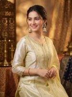 Yaari Collections Gold-Plated Kundan Jhumka Earrings with Multicolor Beads & Pearl Drops | Traditional Statement Earrings for Women | Festive & Party Wear Jewellery - Image 5